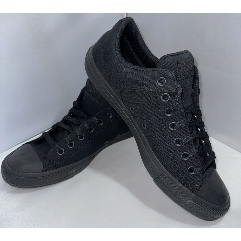 Converse CTAS High Street OX All Black Men's Size 11 1/2 New in Box A08192F- NEW